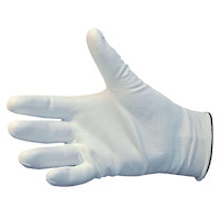 Guanti cotone bianchi 1 paio Gr. 10/XL