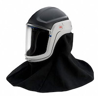Casque 3M Versaflo™ avec voile ignifugé, M-407