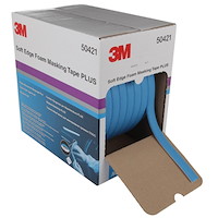 3M Ruban de masquage en mousse à bords souples PLUS, Bleu, 21mm x 7m (=Box à 49m)