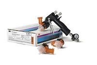 3M Accuspray Füllerpistole inkl. 3 Düsenköpfe 1.4 und 1 Manometer