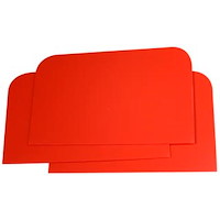 Bruchsicherer und lösemittelbeständiger Kunststoffspachtel, 115 mm breit.