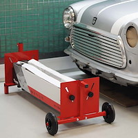 Colad Folienabroller Spender Smart Metall rot 8.5Kg120x54x44 cm (lxbxh)Max. Rollenkartongrösse 110x24x24cm