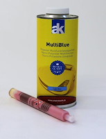 André Koch MultiBlue Polyester Multifunktionsspachtel Premium Quality inkl. Härter (Dimmension entspricht der 1.5 Kg Kartusche).