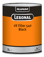 Lesonal 2K Graphite filler black / 2K Graphite Füller schwarz
