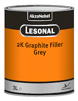Lesonal 2K Graphite filler grey / 2K Graphite Füller grau