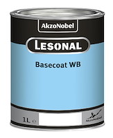 Lesonal Water Basecoat WB MM81 WE 1L redmaroon transparent / Lesonal Wasser Basislack WB MM81 WE 1L rotmaroon transparent