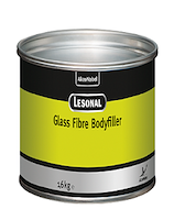 Lesonal Polyester Glass fiber scarper Set EU (Glass Fiber Bodyfiller) 1.65kg / Lesonal Polyester Glasfaserspachtel Set EU (Glass Fiber Bodyfiller) 1.65kg