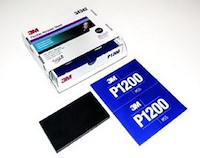 3M Hookit Pads à main flexibles P1200 violet inclue pad en mousse