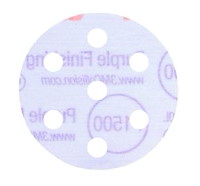 3M Hookit 260L+ Purple Disques 7 trous ø 90mm P800