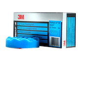 3M Perfect-it III Mousse de lustrage alvéoléé pour liquide Ultrafina, Bleu, 75mm