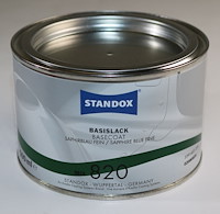Standox Perlmutt-Basislack Mix 820 Saphirblau fein