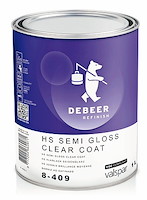 DeBeer HS Semi Gloss Clear Coat/HS Seidenglanz (Matt)Klarlack